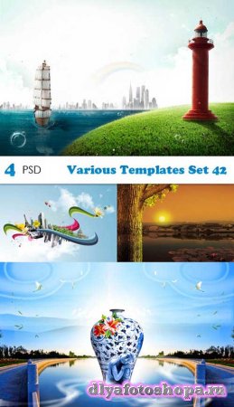 PSD  - Various Templates Set 42 