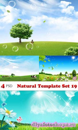 PSD  - Natural Template Set 19 