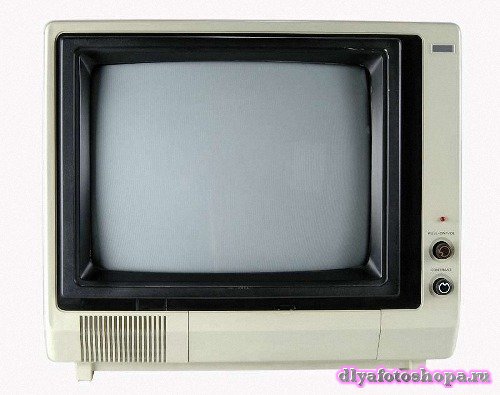 Клипарты для фотошопа - Старые телевизоры