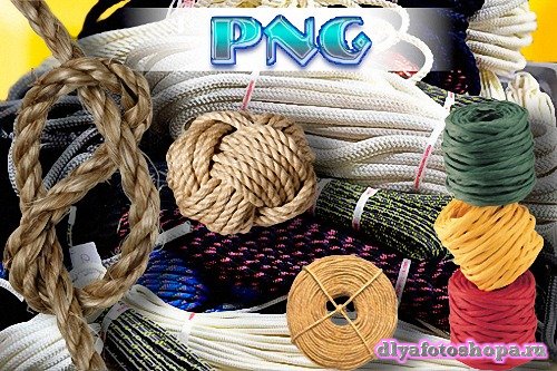 Png для фотошопа - Веревки разных видов